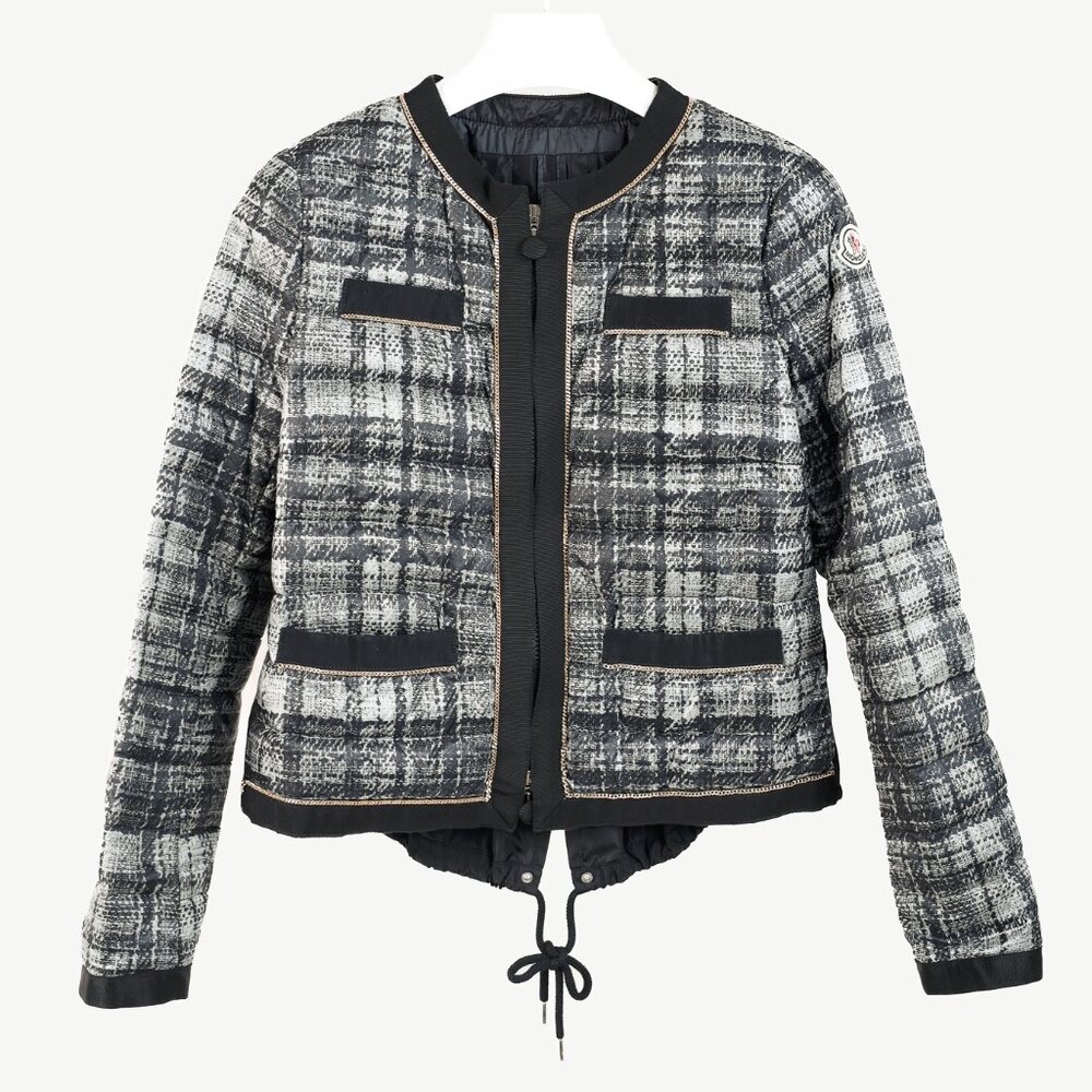 Moncler Sacai Genius 2011 Yaeko Giubbotto Black & Grey Puffer Jacket